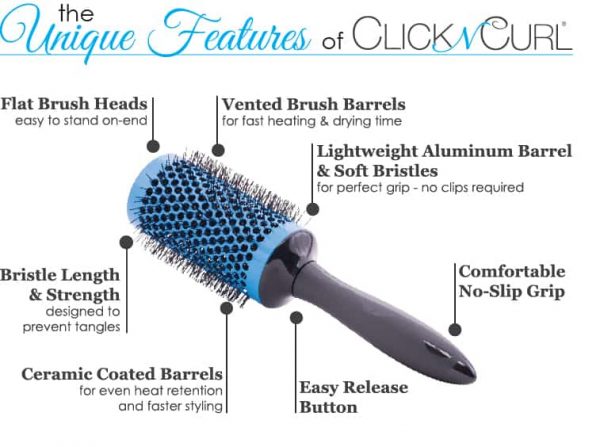 The Unique Features of the Detachable Click n Curl Hair Brush