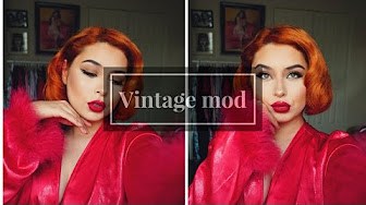 Blowout Vintage Hair Tutorial | RosyMelina - Click n Curl - Blowout Brush  Set with Detachable Barrels