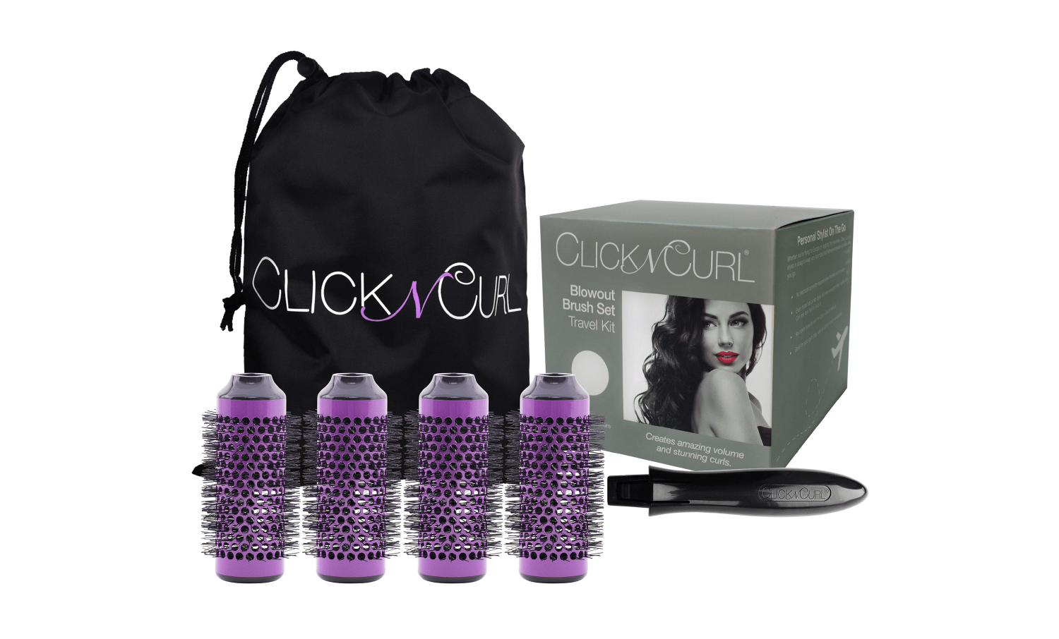 Click n Curl Blowout Brush Travel Kit