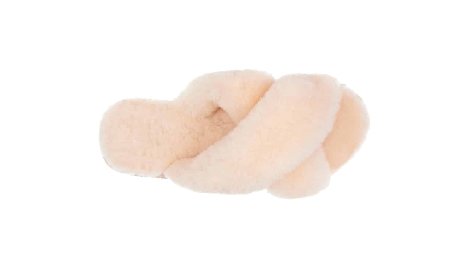 Fluffy and Pink Emu Slippers