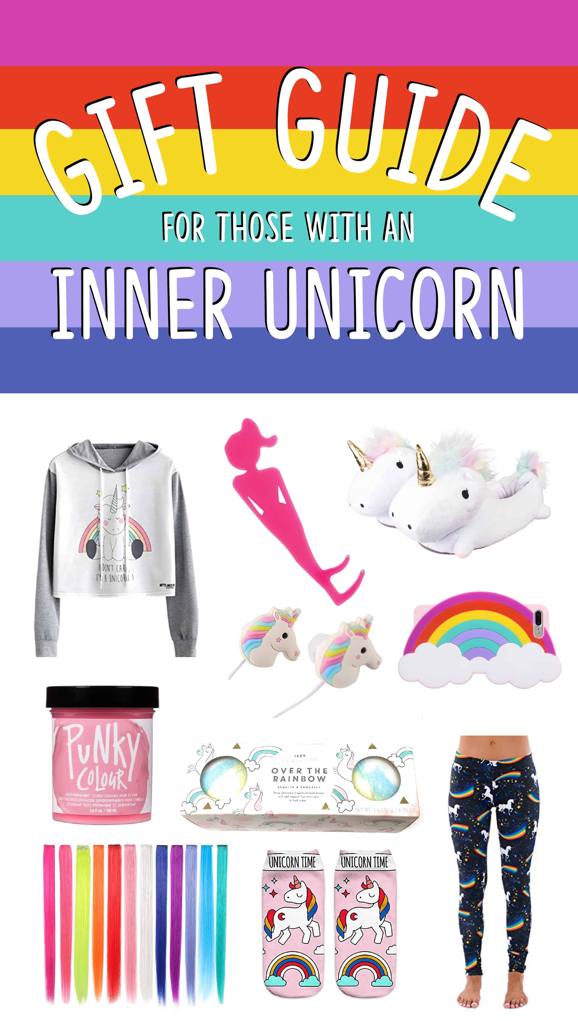 Graphic for "Gift Guide for those with an inner unicorn"
