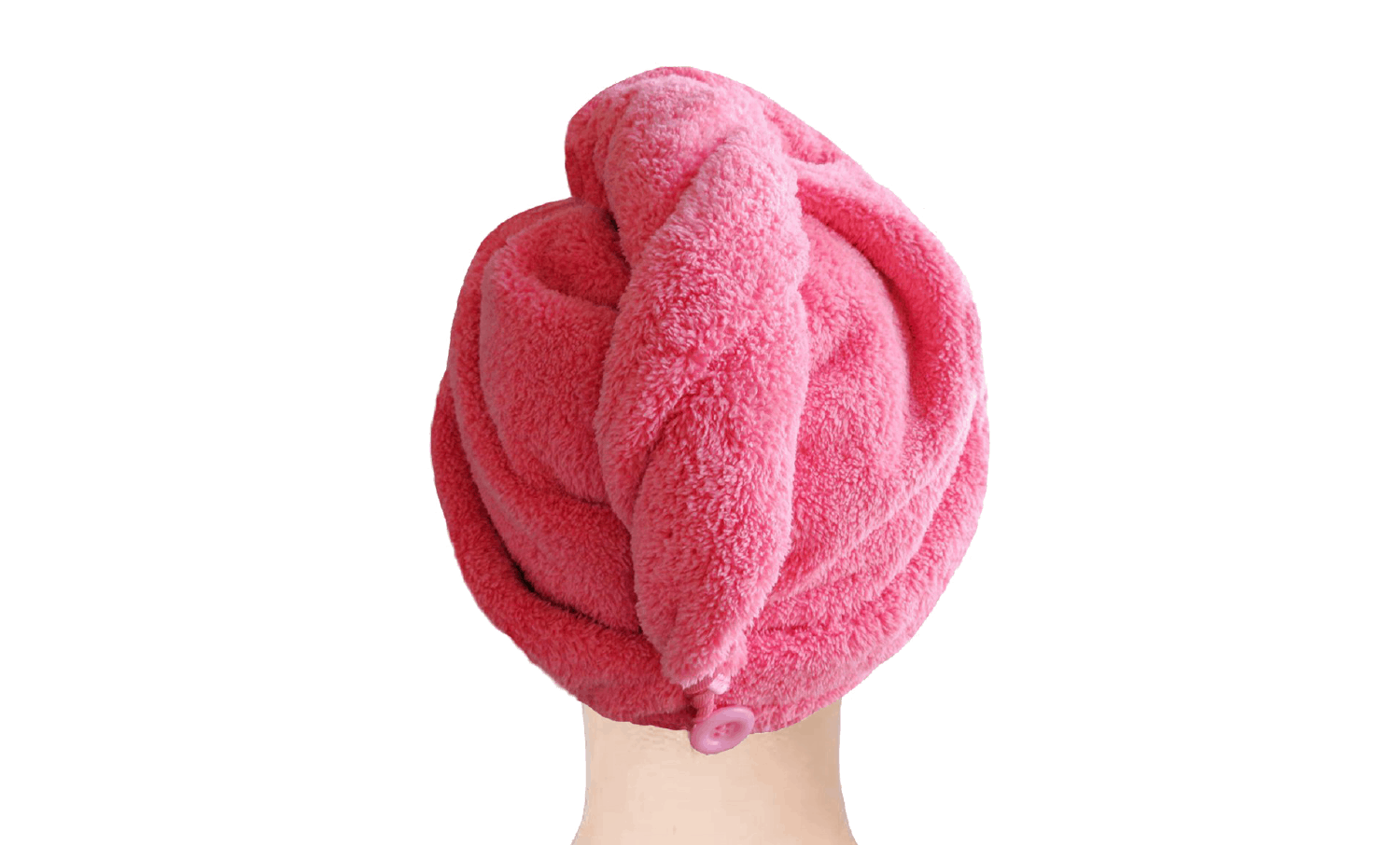 Easy to wrap pink towel